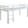 Homestyle4U Dviaukštė lova, 207.5x110x96.5 cm, mėlyna