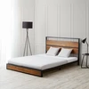 Homestyle4U Lova, 145x94.5x210 cm, juoda