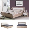 Homestyle4U Lova, 178.5x100.5x208 cm, ruda, balta
