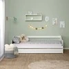 Homestyle4U Dienos lova, 98x206x66 cm, balta