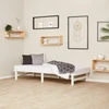 Homestyle4U Lova, 90x200 cm, balta