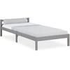 Homestyle4U Lova, 96x206x50 cm, Pilka