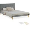 Homestyle4U Lova, 145.5x95x211 cm, Pilka