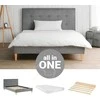 Homestyle4U Lova, 145.5x95x211 cm, Pilka