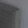 Homestyle4U Lova, 185x212 cm, pilka