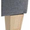 Homestyle4U Lova, 95x212x96 cm, pilka