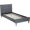 Homestyle4U Lova, 95x212x96 cm, pilka