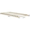 Homestyle4U Lova, 98.5x206x87 cm, balta