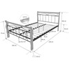 Homestyle4U Lova, 165x214x103 cm, juodai ruda