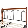 Homestyle4U Lova, 165x214x103 cm, juodai ruda