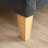 Homestyle4U Lova, 144.5x95x211 cm, Pilka