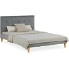 Homestyle4U Lova, 145.5x95x211 cm, pilka