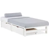 Homestyle4U Lova, 90x200x28 cm, balta
