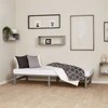 Homestyle4U Lova, 90x200x28 cm, Pilka