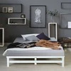 Homestyle4U Lova, 140x200 cm, balta