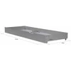 Lova Homestyle4U Lovos stalčius, 173x63x16.2 cm, pilka