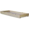 Homestyle4U Lova su stalčiumi, 173x63x16 cm, ruda