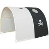 Homestyle4U Lovos tunelis, 90x100x70 cm, juodas