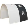 Homestyle4U Lovos tunelis, 90x100x70 cm, juodas