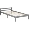 Homestyle4U Lova, 96x206x50 cm, Pilka