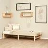 Lova Homestyle4U Lovos rėmas, 90x200x28 cm, rudas