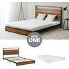 Homestyle4U Lova, 145x94.5x210 cm, juoda