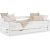 Homestyle4U Lova, 204x86x100 cm, Balta