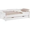 Homestyle4U Lova, 204x86x100 cm, Balta