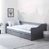 Homestyle4U Lova, 97.5x66x206 cm, Pilka