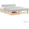 Homestyle4U Lova, 140x28x200 cm, ruda