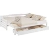 Homestyle4U Lova, 204x68x100 cm, Balta