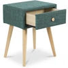 Homestyle4U Naktinis staliukas, 46,5x62x37 cm, mėlynas