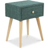 Homestyle4U Naktinis staliukas, 46,5x62x37 cm, mėlynas