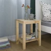 Homestyle4U Naktinis staliukas, 47x32x38 cm, rudas