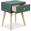 Homestyle4U Naktinis staliukas, 46,5x62x37 cm, mėlynas