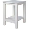 Homestyle4U Naktinis staliukas, 47x32x38 cm, balta