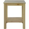 Homestyle4U Naktinis staliukas, 47x32x38 cm, rudas