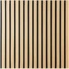 Homestyle4U Akustinė sieninė plokštė, 60x60x2.5 cm, ruda