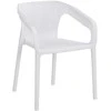 Lauko baldų komplektas Homestyle4U Sodo baldų komplektas, 55x74,5x54 cm, balta