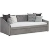 Homestyle4U Sofa-lova, 213x74.5x98 cm, pilka