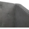 Homestyle4U Sofa-lova, 213x74.5x98 cm, pilka