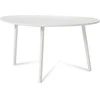 Homestyle4U Šoninis staliukas, 84x50x43.5 cm, balta