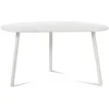 Homestyle4U Šoninis staliukas, 84x50x43.5 cm, balta