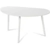 Homestyle4U Šoninis staliukas, 84x50x43.5 cm, balta