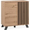 Homestyle4U Komoda, 80x85x40 cm, Ruda