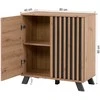 Homestyle4U Komoda, 80x85x40 cm, Ruda