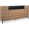 Homestyle4U Komoda, 180x41.8x90.4 cm, ruda