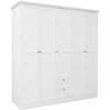 Homestyle4U Spinta, 187x67x200 cm, Balta