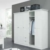 Homestyle4U Spinta, 187x67x200 cm, Balta