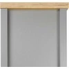 Homestyle4U Vitrina, 55x200x38 cm, Pilka
